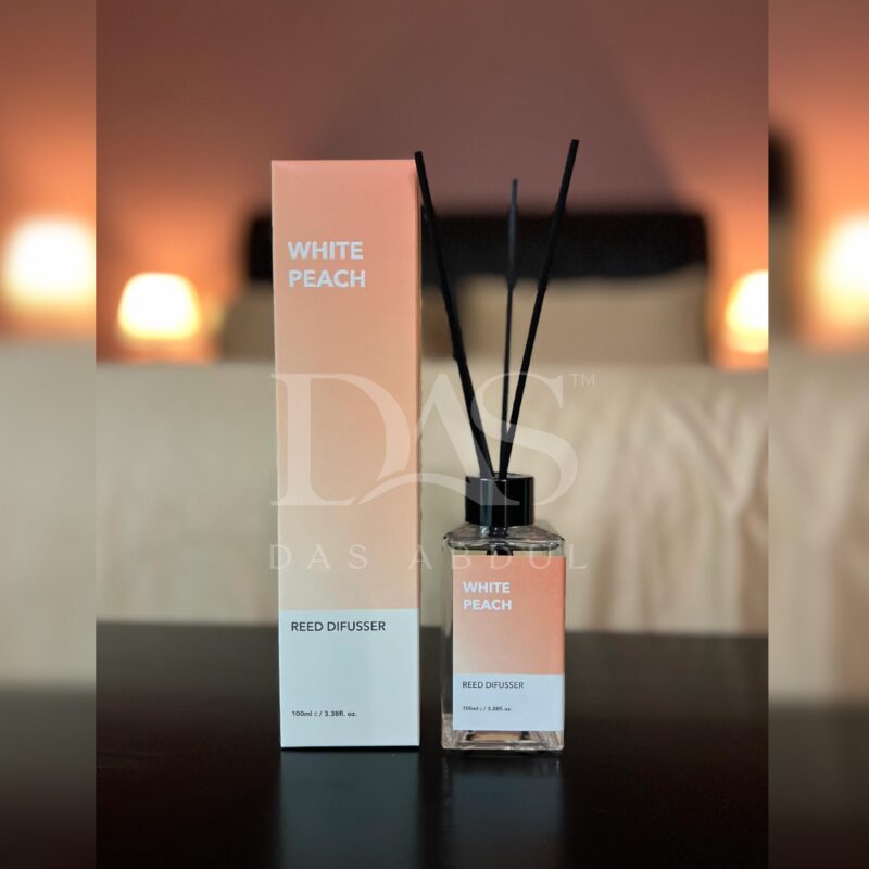 White Peach- DAS Essence  - Reed Diffuser