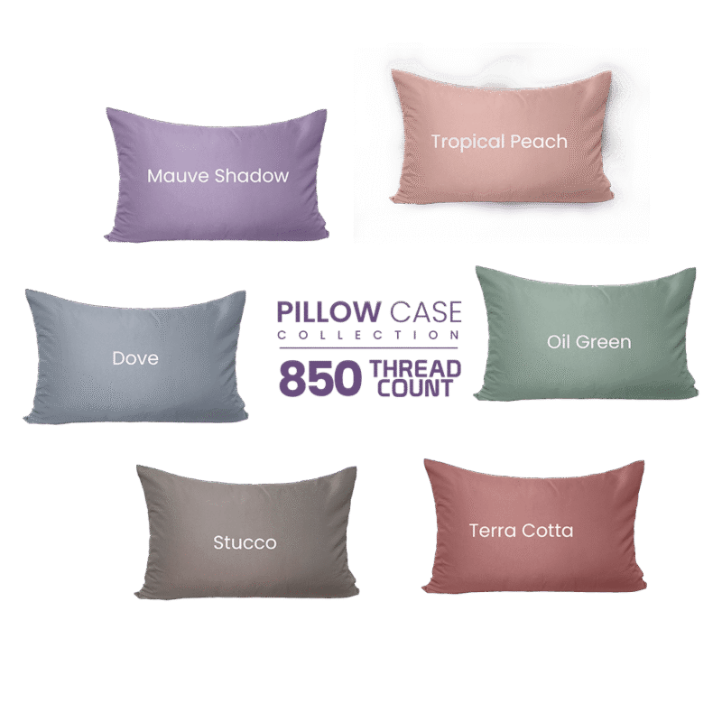Pillow Case 880 TC- Colour Batch -02